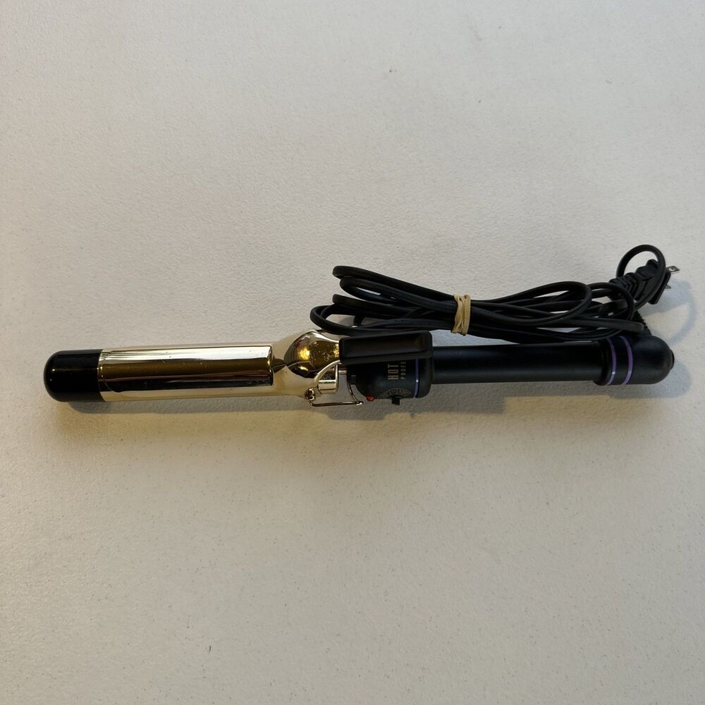 Hot Tools Professional 1110 Curling Iron 24k Gold 1 1/4 Inch Gold Plated Barrel